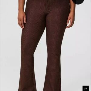 Plaid Brown Women's Pants